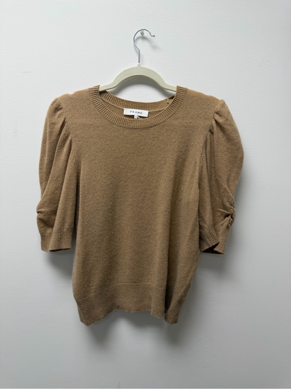 Frame Denim Camel Crewneck Sweater